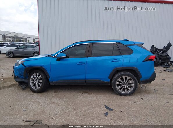 2T3C1RFV7MW172965 2021 TOYOTA RAV4 Blue Սալոնի 360 աստիճան տեսք