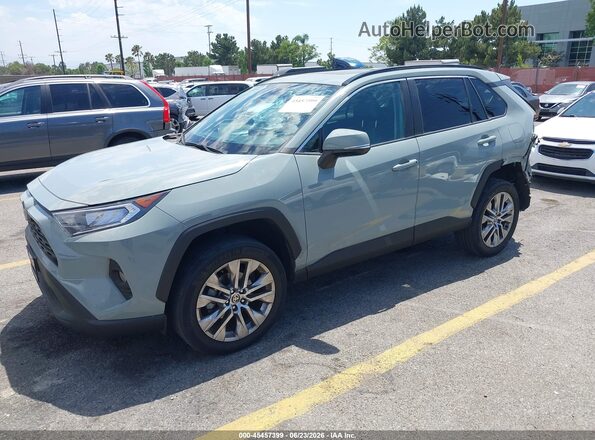 2T3C1RFV8MW183134 2021 TOYOTA RAV4 Teal Przód lewy