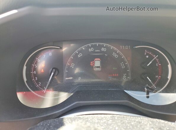 2T3C1RFV8PW278328 2023 TOYOTA RAV4 White Вид щитка приладів