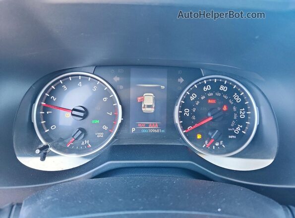 2T3C1RFVXKW028209 2019 TOYOTA RAV4 Blue 