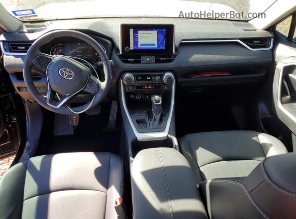 2T3C1RFVXSC310836 2025 TOYOTA RAV4 Black Dashboard view