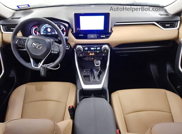 2T3C1RFVXSC326132 2025 TOYOTA RAV4 Black Առջևի վահանակի տեսք