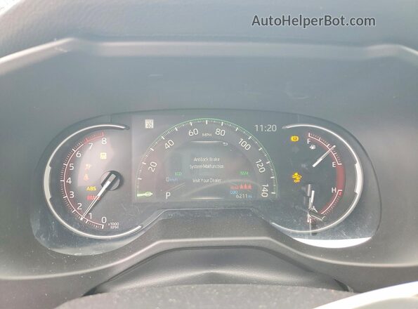 2T3C1RFVXSW423331 2025 TOYOTA RAV4 Синий Вид щитка приборов