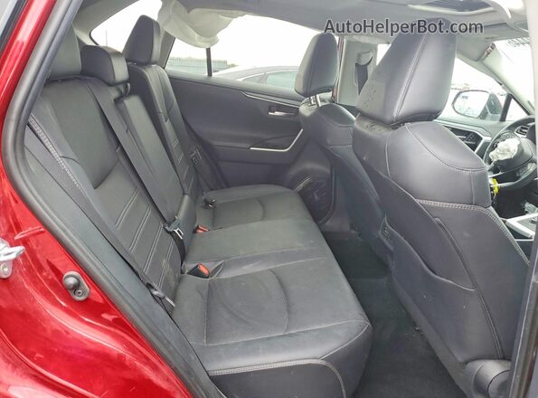 2T3D1RFVXKW022561 2019 TOYOTA RAV4 Red უკანა სალონის ხედი
