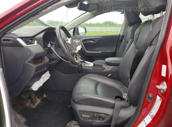 2T3D1RFVXKW022561 2019 TOYOTA RAV4 Red წინა სალონის ხედი