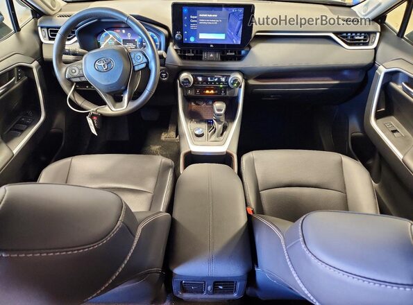 2T3D6RFV3RW075940 2024 TOYOTA RAV4 Blue Dashboard view