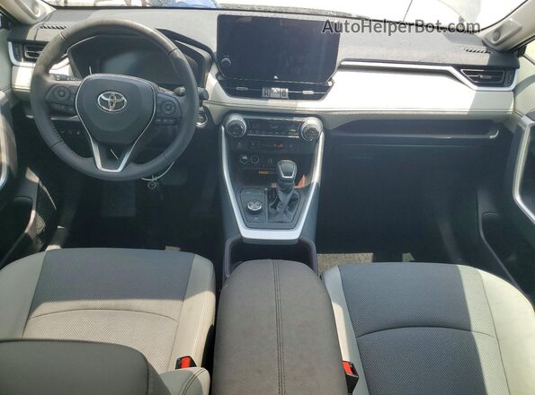 2T3D6RFV4RW048178 2024 TOYOTA RAV4 Gray Вид панелі приладів