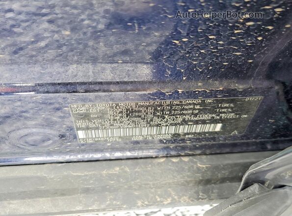 2T3D6RFV9MW014942 2021 TOYOTA RAV4 Blue 