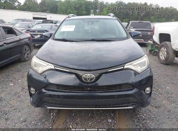 2T3DFREV1HW549982 2017 TOYOTA RAV4 Dark Blue Widok zestawu wskaźników