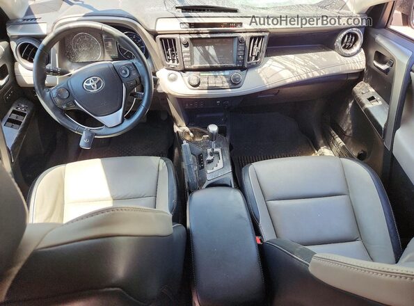 2T3DFREV2HW542989 2017 TOYOTA RAV4 Charcoal Առջևի վահանակի տեսք