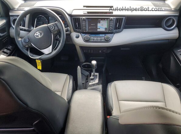 2T3DFREV2HW558769 2017 TOYOTA RAV4 White Dashboard view
