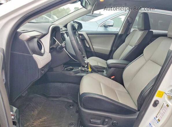 2T3DFREV2HW558769 2017 TOYOTA RAV4 White Front interior view