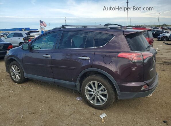 2T3DFREV3HW545187 2017 TOYOTA RAV4 Burgundy Tył lewy