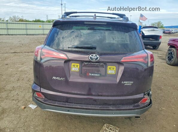 2T3DFREV3HW545187 2017 TOYOTA RAV4 Burgundy Widok z tyłu