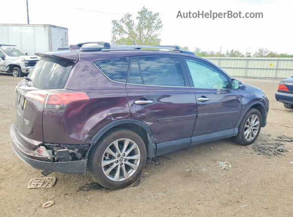 2T3DFREV3HW545187 2017 TOYOTA RAV4 Burgundy Tył prawy