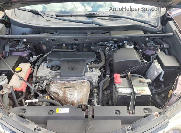 2T3DFREV3HW545187 2017 TOYOTA RAV4 Burgundy Widok komory silnika