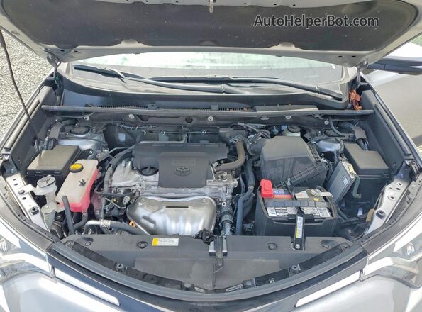 2T3DFREV3JW762387 2018 TOYOTA RAV4 Silver Engine compartment view