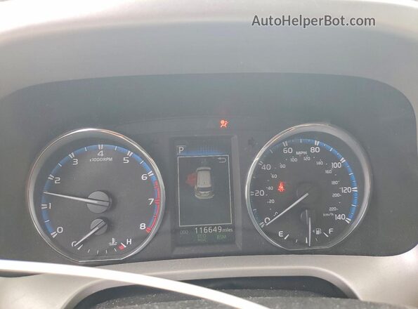 2T3DFREV4HW576402 2017 TOYOTA RAV4 Charcoal Instrument cluster view