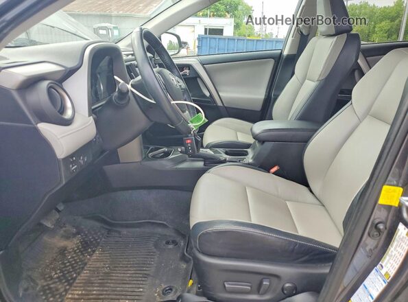 2T3DFREV4HW576402 2017 TOYOTA RAV4 Charcoal Front interior view