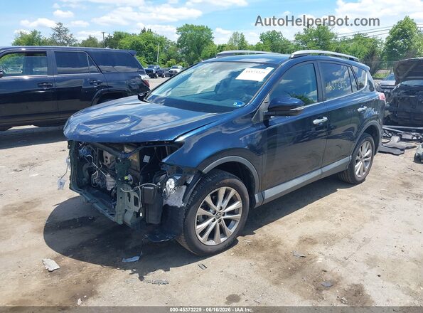 2T3DFREV4JW788304 2018 TOYOTA RAV4 Blue Առջևի ձախ երեք քառորդ տեսարան