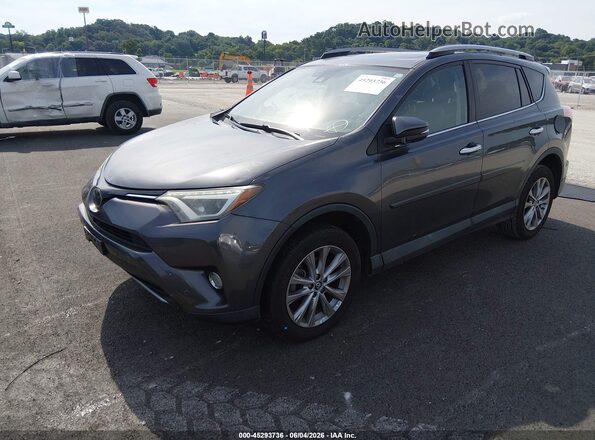 2T3DFREV5HW681014 2017 TOYOTA RAV4 Gray Передня ліва чверть