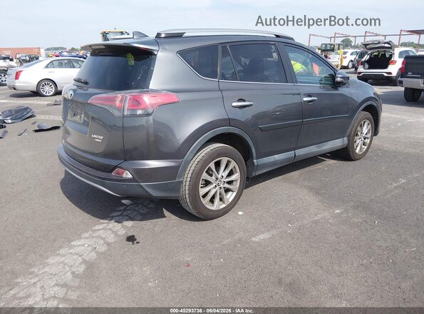 2T3DFREV5HW681014 2017 TOYOTA RAV4 Gray Задня права чверть