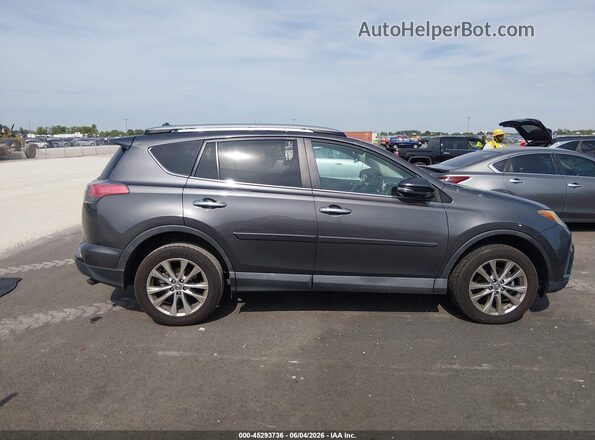 2T3DFREV5HW681014 2017 TOYOTA RAV4 Gray Вид задньої частини салону