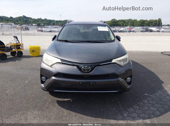 2T3DFREV5HW681014 2017 TOYOTA RAV4 Gray Вид щитка приладів