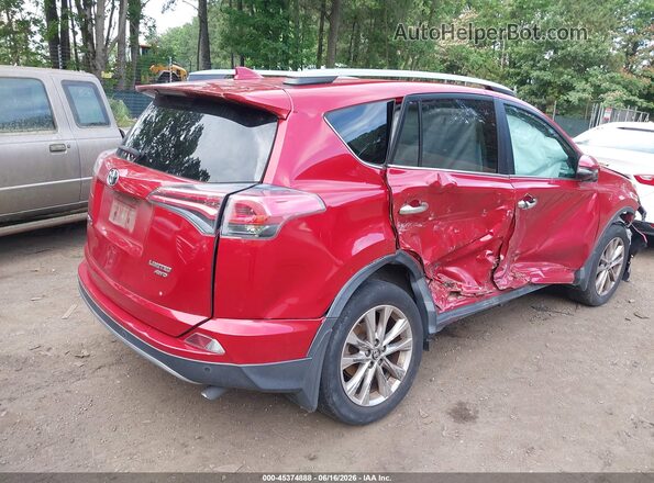 2T3DFREV6HW655912 2017 TOYOTA RAV4 Red Задня права чверть