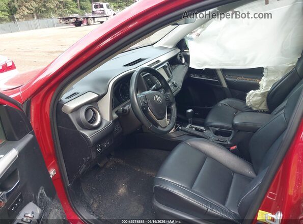2T3DFREV6HW655912 2017 TOYOTA RAV4 Red Вид салону спереду