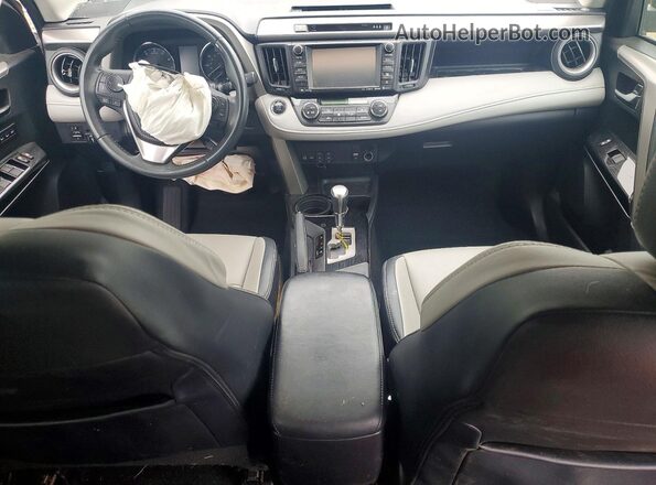 2T3DFREV7HW686599 2017 TOYOTA RAV4 Gray Вид панелі приладів