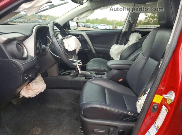 2T3DFREV8HW576841 2017 TOYOTA RAV4 Red Widok wnętrza z przodu