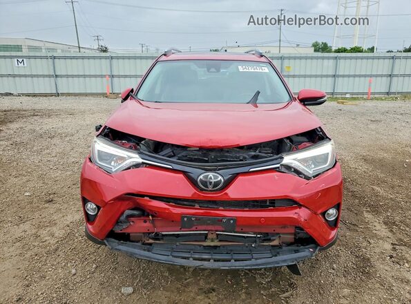 2T3DFREV8HW576841 2017 TOYOTA RAV4 Red Widok z przodu