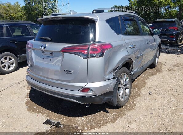 2T3DFREV8HW670010 2017 TOYOTA RAV4 Серебряный Задняя правая четверть