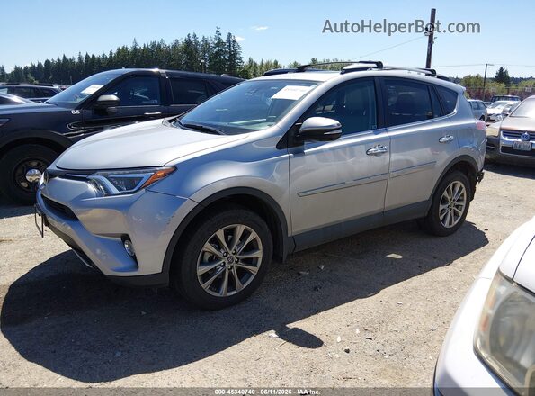 2T3DFREV9HW669805 2017 TOYOTA RAV4 Silver Առջևի ձախ երեք քառորդ տեսարան