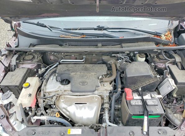 2T3DFREV9JW752799 2018 TOYOTA RAV4 Maroon Widok komory silnika