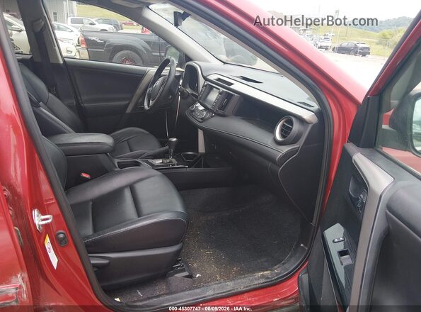 2T3DFREVXGW501444 2016 TOYOTA RAV4 Red Widok wnętrza z przodu
