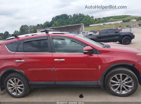 2T3DFREVXGW501444 2016 TOYOTA RAV4 Red Widok wnętrza z tyłu