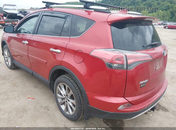 2T3DFREVXGW501444 2016 TOYOTA RAV4 Red Tył lewy