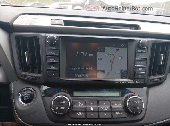 2T3DFREVXGW501444 2016 TOYOTA RAV4 Red 