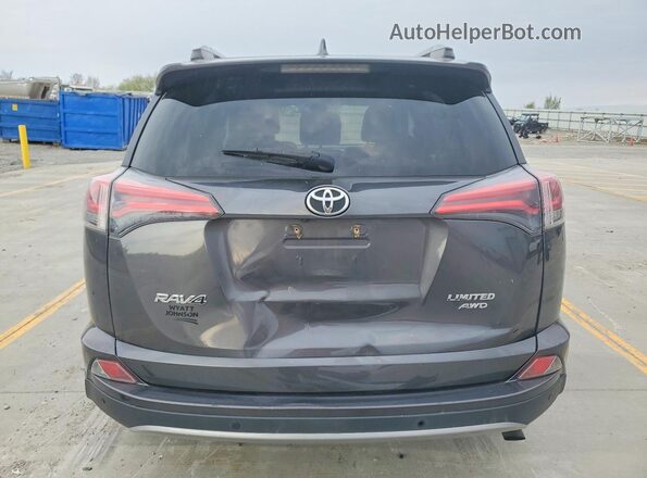 2T3DFREVXHW656643 2017 TOYOTA RAV4 Gray Rear view