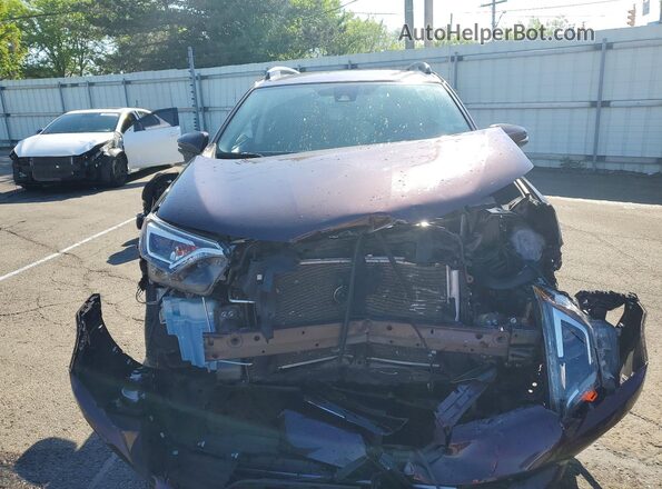 2T3DFREVXHW684183 2017 TOYOTA RAV4 Burgundy Front view