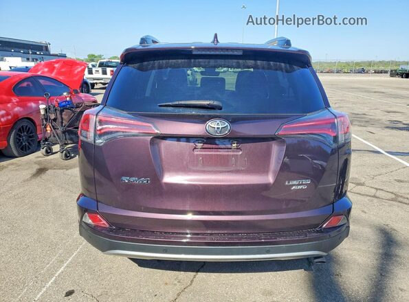 2T3DFREVXHW684183 2017 TOYOTA RAV4 Burgundy Rear view
