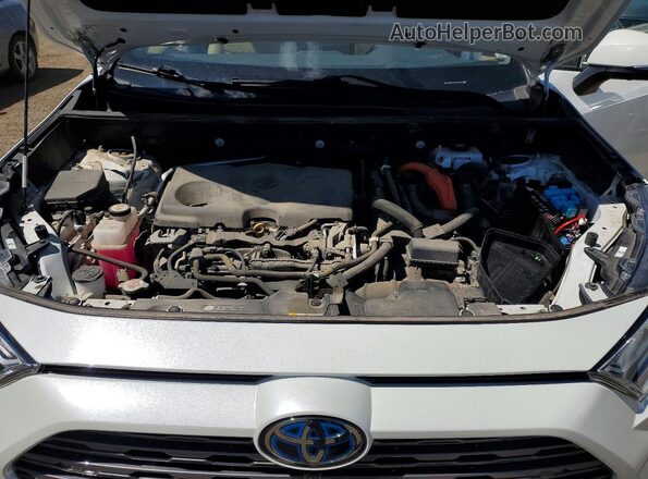 2T3DWRFV0KW034428 2019 TOYOTA RAV4 White ძრავის განყოფილების ხედი