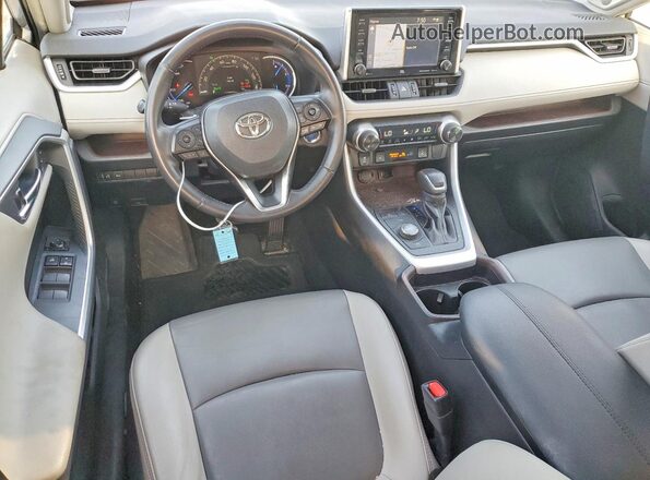 2T3DWRFV1LW074969 2020 TOYOTA RAV4 Silver Dashboard view