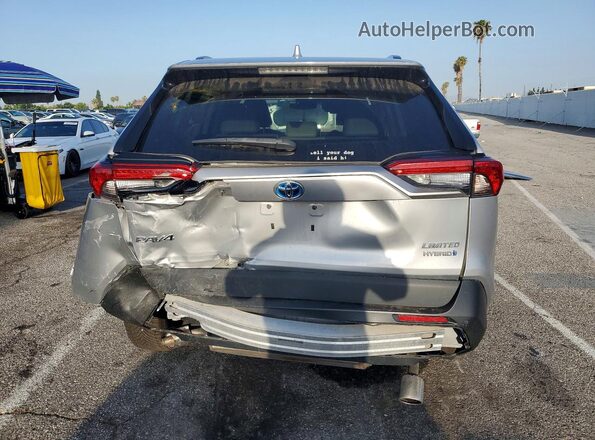 2T3DWRFV1LW074969 2020 TOYOTA RAV4 Silver Rear view