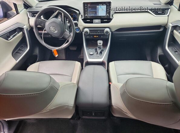 2T3DWRFV2KW014911 2019 TOYOTA RAV4 Синий Вид панели приборов