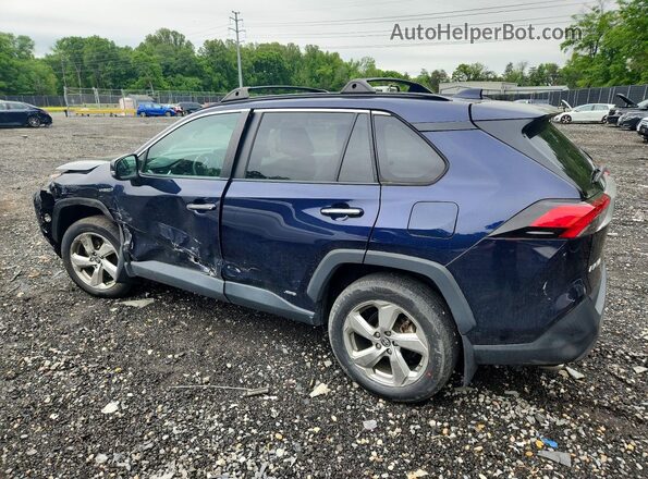 2T3DWRFV2KW014911 2019 TOYOTA RAV4 Синий Задняя левая четверть
