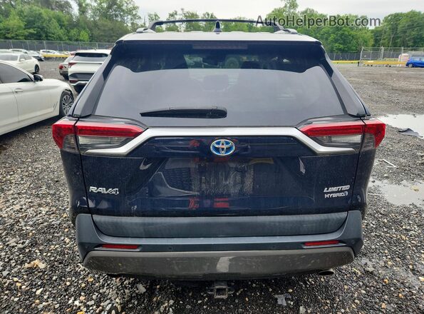 2T3DWRFV2KW014911 2019 TOYOTA RAV4 Синий Вид сзади