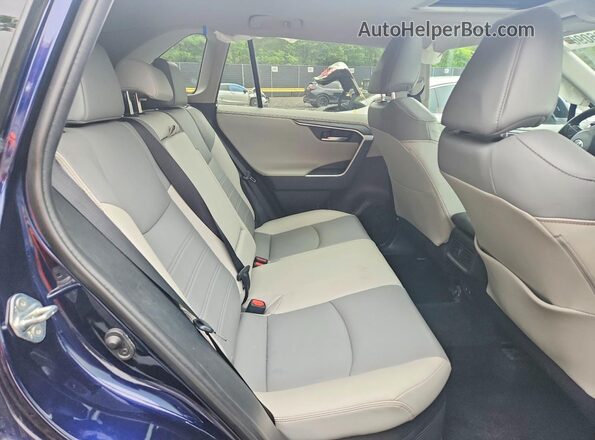 2T3DWRFV2KW014911 2019 TOYOTA RAV4 Синий Вид задней части салона